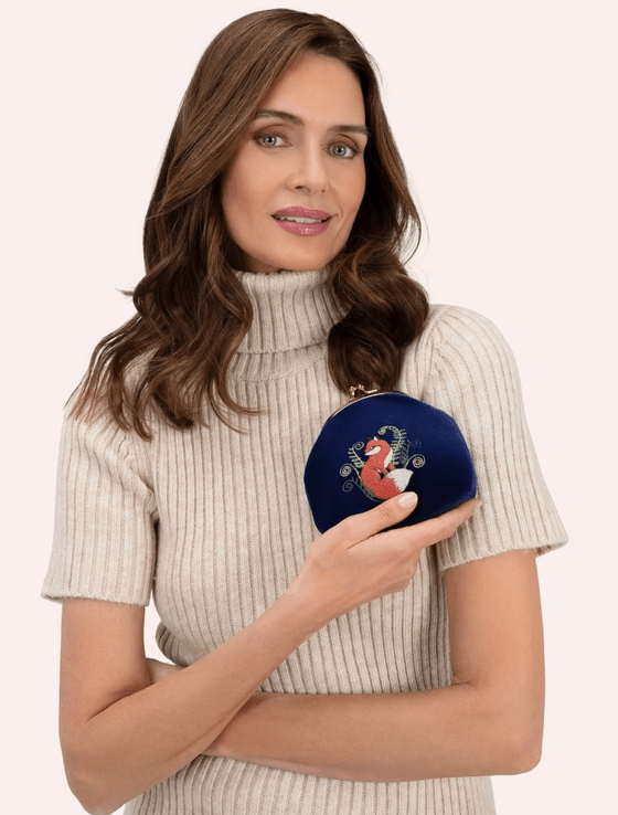 Samtbeutel Eleganter Fuchs Samtbeutel Eleganter Fuchs