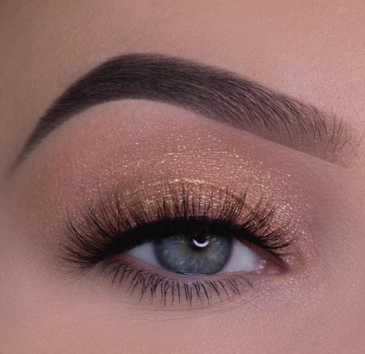 Glitzer-Lidschatten Champagne