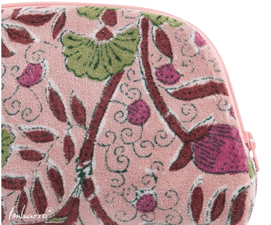 Samttasche Eleana Pink