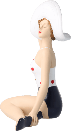 Pinup Schwimmerin mit Hut