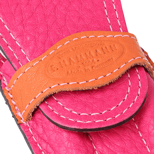 Maniküre-Etui Leder pink-orange Maniküre-Etui Leder pink-orange