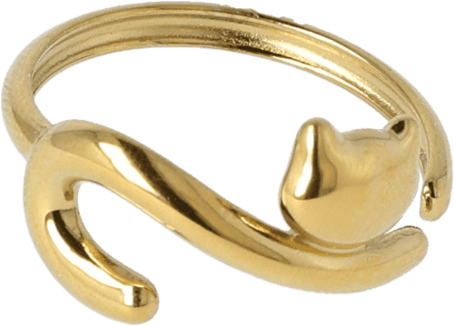 Katzen-Ring Gold Katzen-Ring Gold