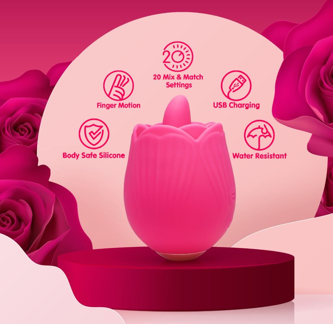Zungenvibrator The Rose Flix