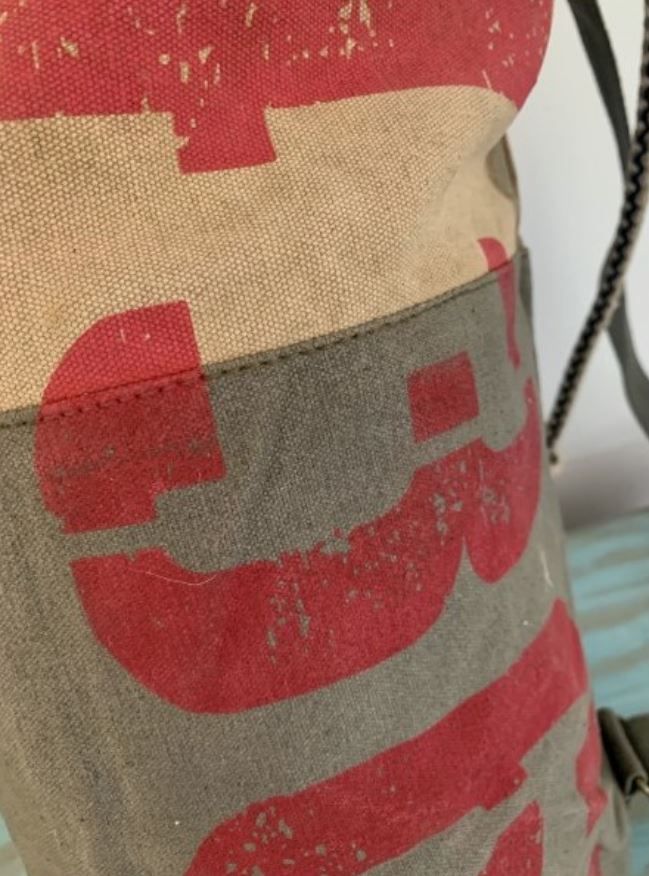 Oversize Rucksack Rot