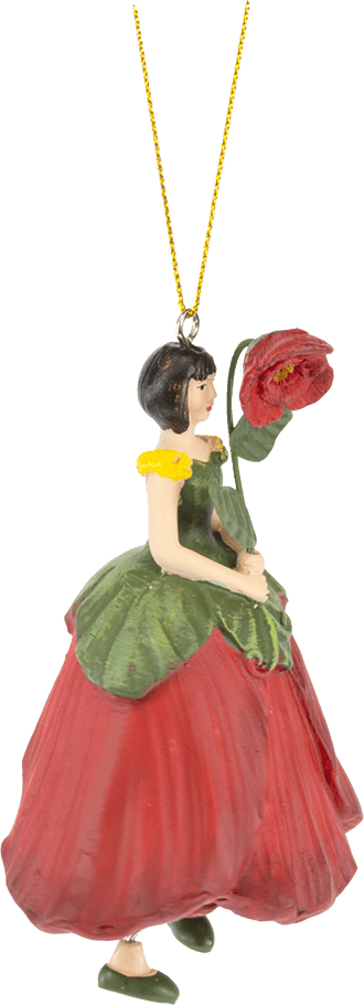 Blumenmädchen Mohnblume