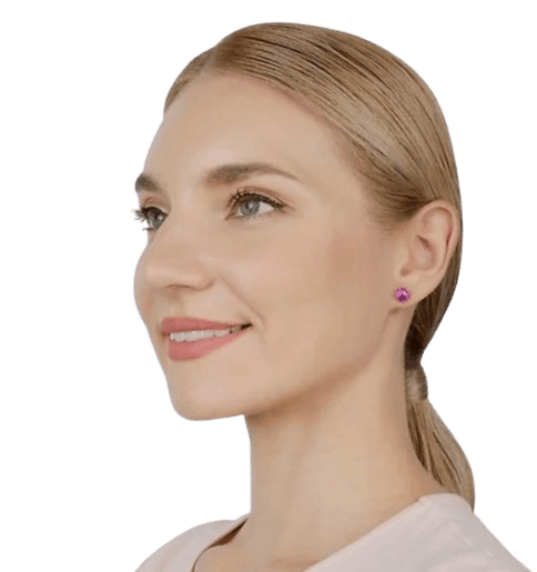Black Jack Ohrstecker Pink Black Jack Ohrstecker Pink