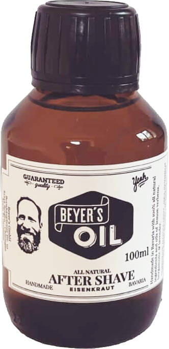 Beyer's Oil Aftershave Eisenkraut Beyer's Oil Aftershave Eisenkraut ohne Hintergrund