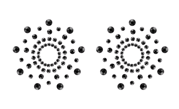 Nipple Pasties Black Bijoux Indiscrets Nipple Pasties
