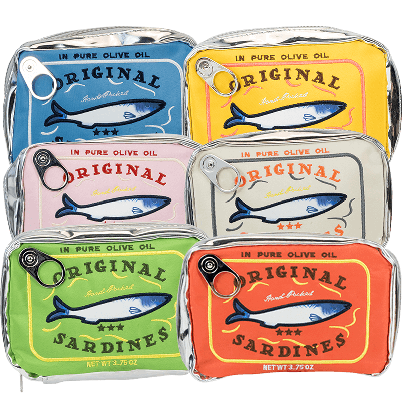 Kosmetiktasche Sardinendose Kosmetiktasche Sardinendose