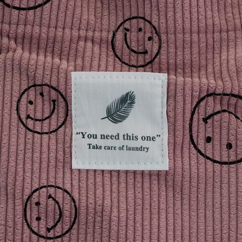 Cordbeutel Smiley Pink Cordbeutel Smiley Pink