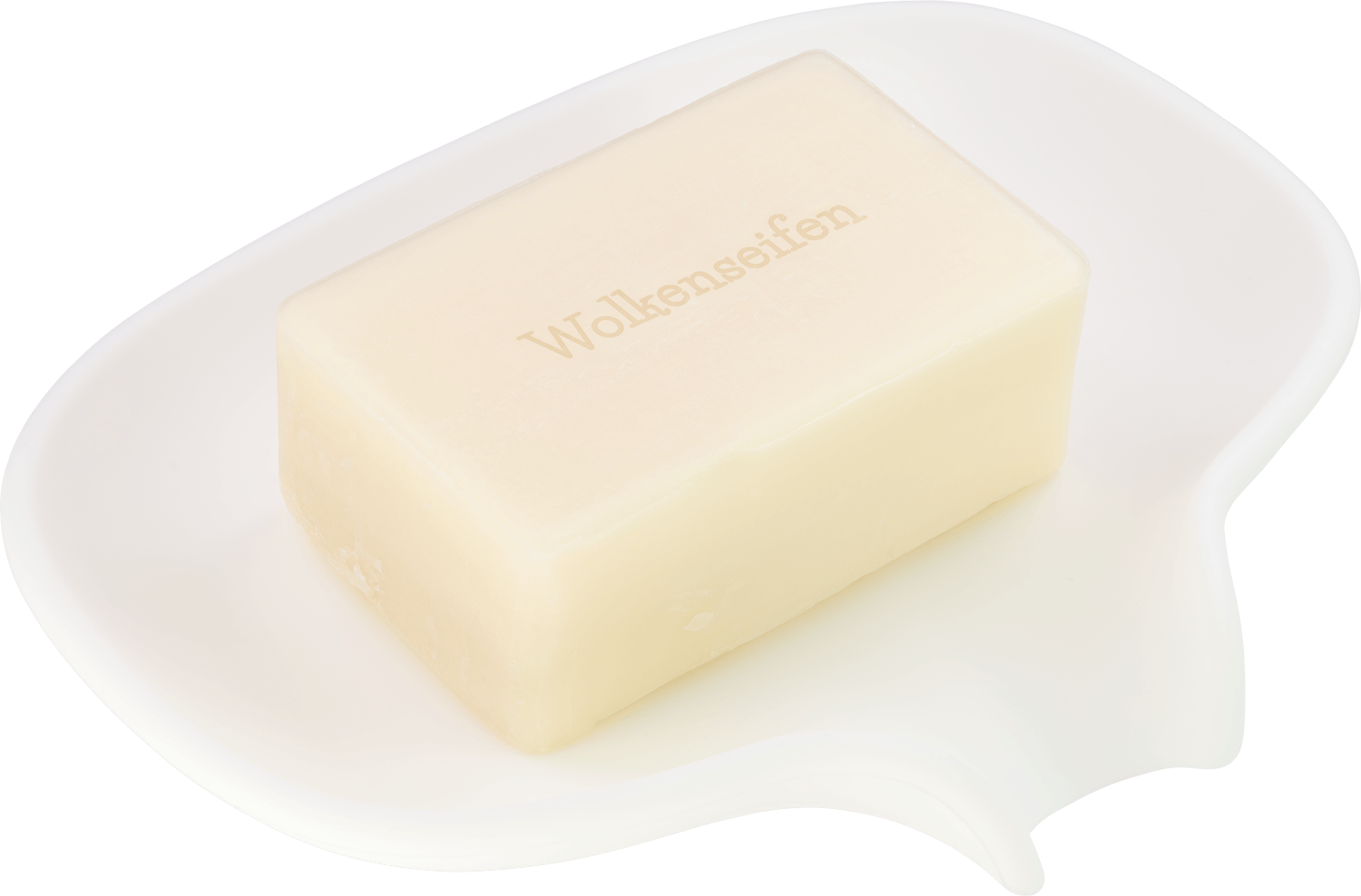 Silikonseifenablage groß Weiß