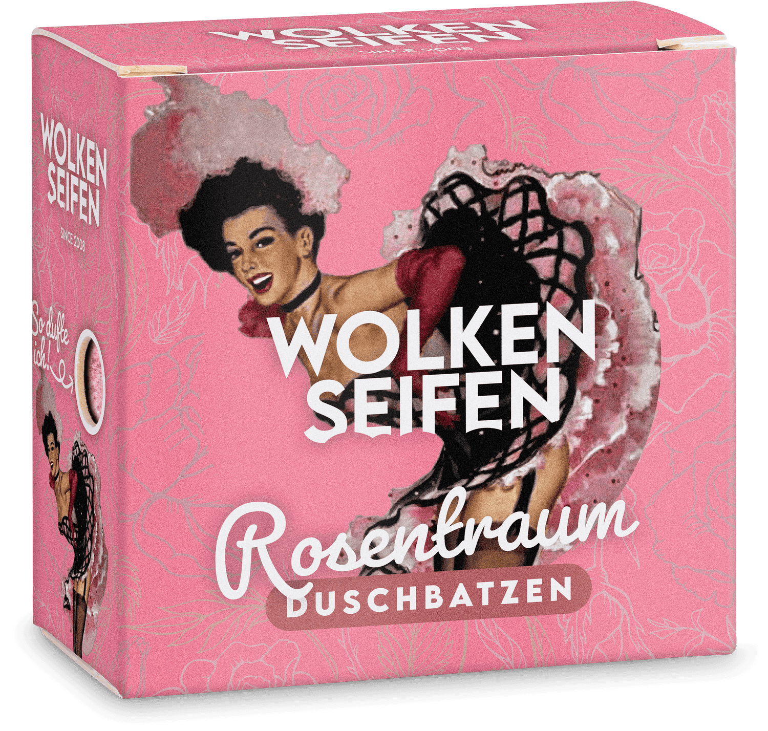 Duschbatzen Rosentraum - seifenfreie Pflege Duschbatzen Rosentraum - seifenfreie Pflege