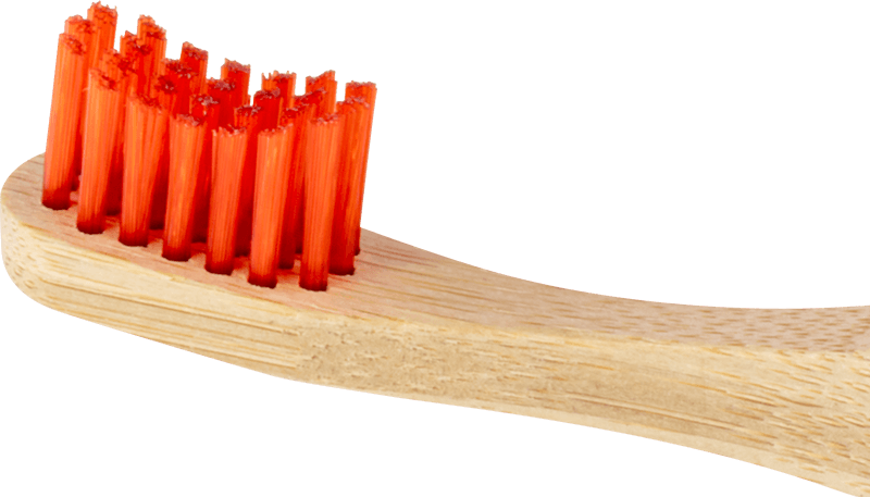 Kinder-Bambuszahnbürste Rot Kinder-Bambuszahnbürste Rot
