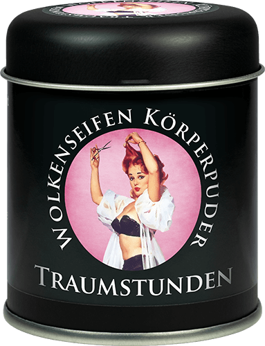 Trockenshampoo (Körperpuder) Sensation Streudose ohne Hintergrund