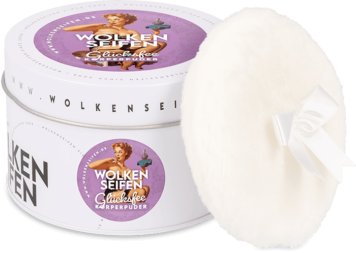 Körperpuder (Trockenshampoo) Glücksfee ohne Hintergrund
