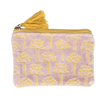 Kosmetiktasche Samt Flower