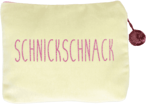 Tasche-HD groß Schnickschnack gelb Samt-Kosmetiktasche Dreams ohne Hintergrund