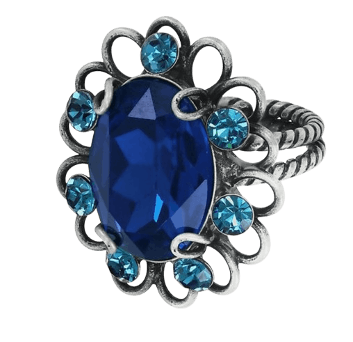 Gem Rocks Ring Blau Gem Rocks Ring Blau