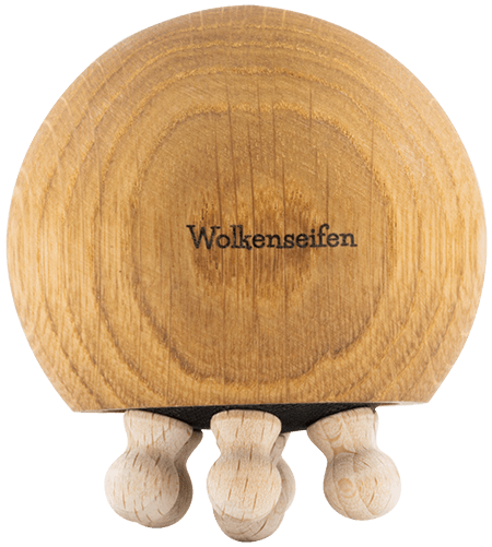 Körper-Massagekugel Faszien-Massagekugel aus Eichenholz