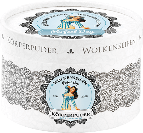 Körperpuder (Trockenshampoo) Blue No. 1 ohne Hintergrund