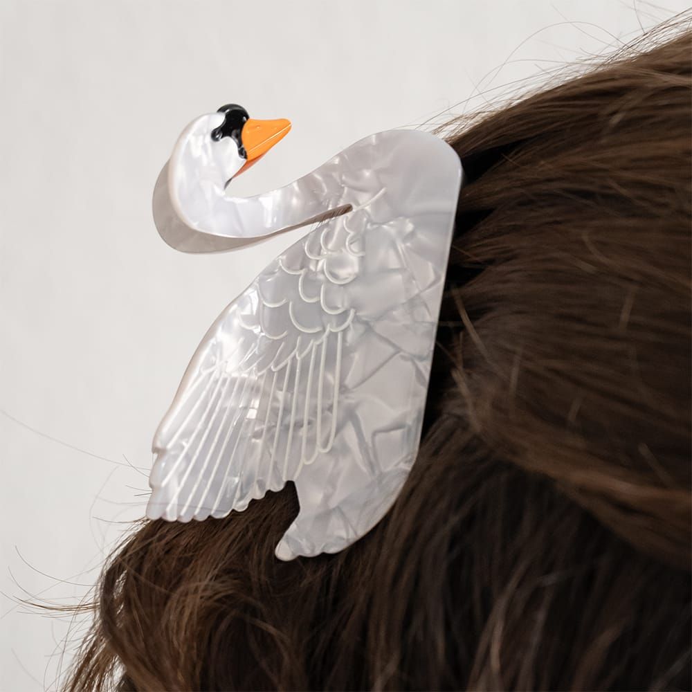 Haarkralle Schwan Haarkralle Schwan