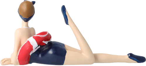 Pinup Schwimmerin mit Ring Pinup Schwimmerin mit Ring