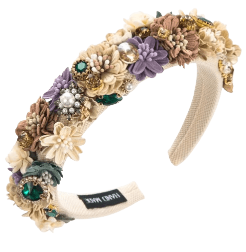 Blumen-Haarreif Creme Blumen-Haarreif Creme