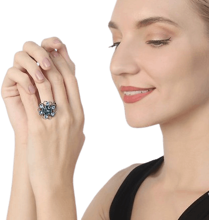 Gem Rocks Ring Grün klein Gem Rocks Ring Grün klein