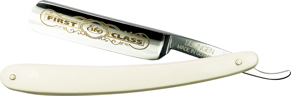 Rasiermesser mit Kunststoffgriff weiß