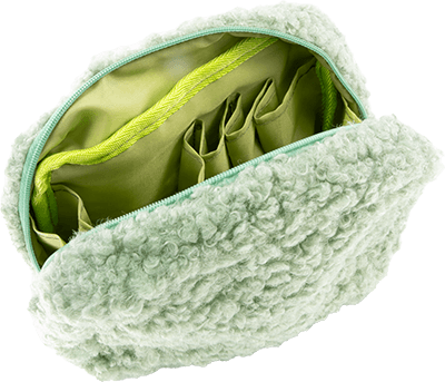 Plüschtasche grün clearance