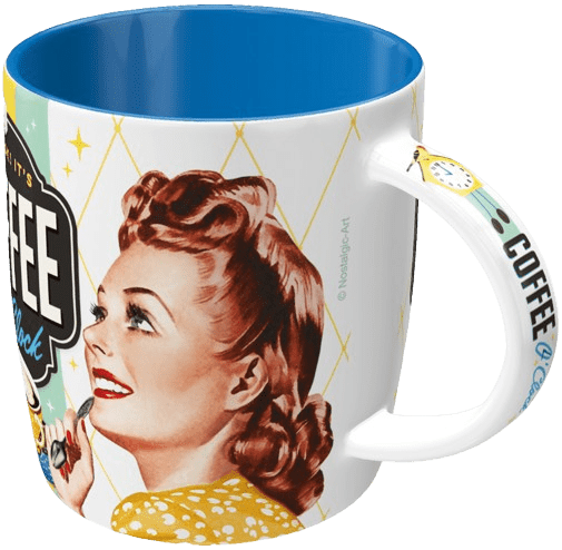 Tasse Coffee O'Clock Retro Tasse Coffee O'Clock