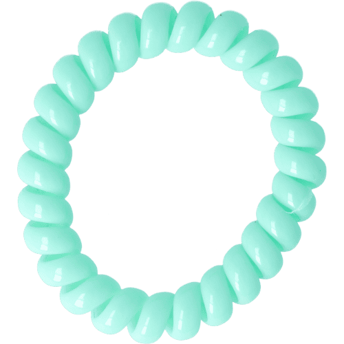 Spiral-Haargummis Grün-Mix