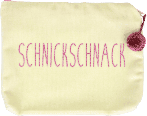 Tasche-HD groß Schnickschnack gelb Samt-Kosmetiktasche Dreams ohne Hintergrund
