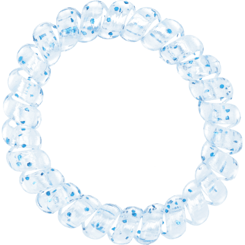 Spiral-Haargummis Blau-Mix Spiral-Haargummis Blau-Mix
