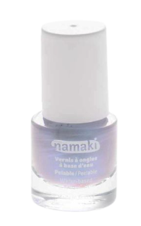Bio-Kindernagellack Blue Silver 18 Namaki Bio-Kindernagellack auf Wasserbasis (14 Farben) ohne Hintergrund