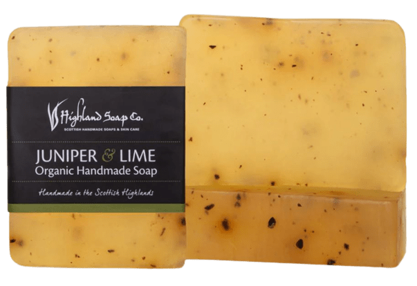 Bio-Glycerinseife Juniper & Lime Highland Soaps Juniper and Lime ohne Hintergrund