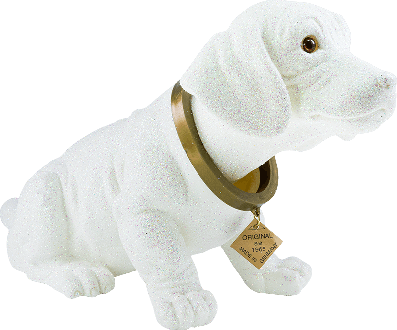 Original Wackeldackel Glitzer-Weiß Fester Gesichtsreiniger fettige und Mischhaut