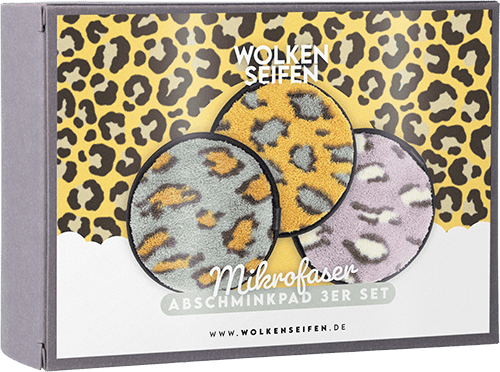 Mikrofaser-Abschminkpads Leo 3er Set Mikrofaser-Abschminkpads Leo 3er Set