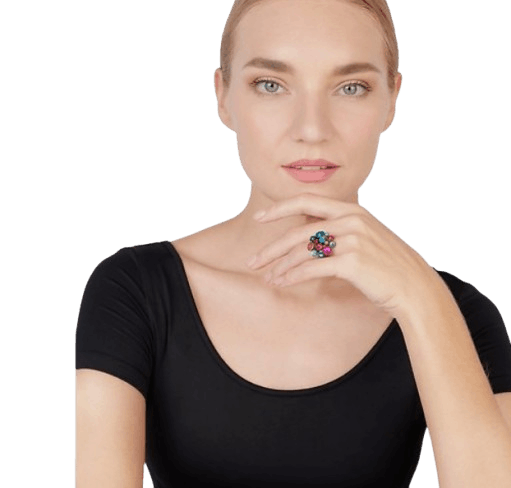 Shopping Drops Ring Multi Shopping Drops Ring Multi