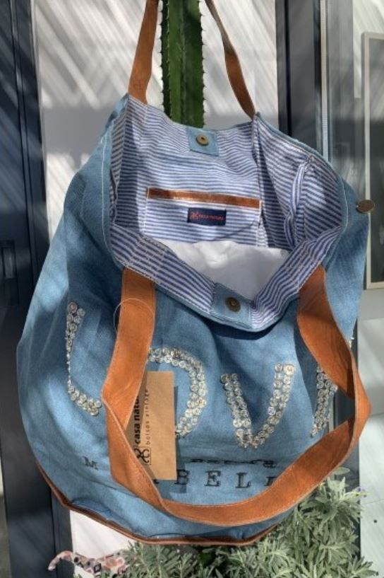 Segeltuchtasche Denim Kobe