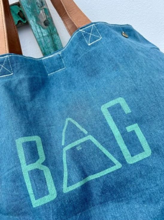 Segeltuchtasche Blau