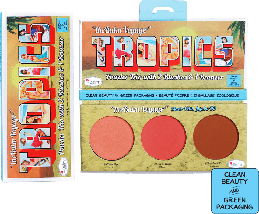Tropics Blush Trio Palette TheBalm Tropics Blush Trio Palette