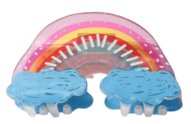 Haarkralle Rainbow blau Haarkralle Regenbogen blau