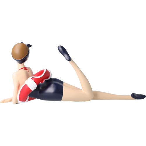 Pinup Schwimmerin liegend Pinup Schwimmerin liegend