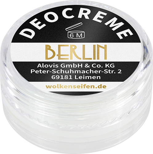 Deocremeprobe Berlin Wolkenseifen Deocreme Probe