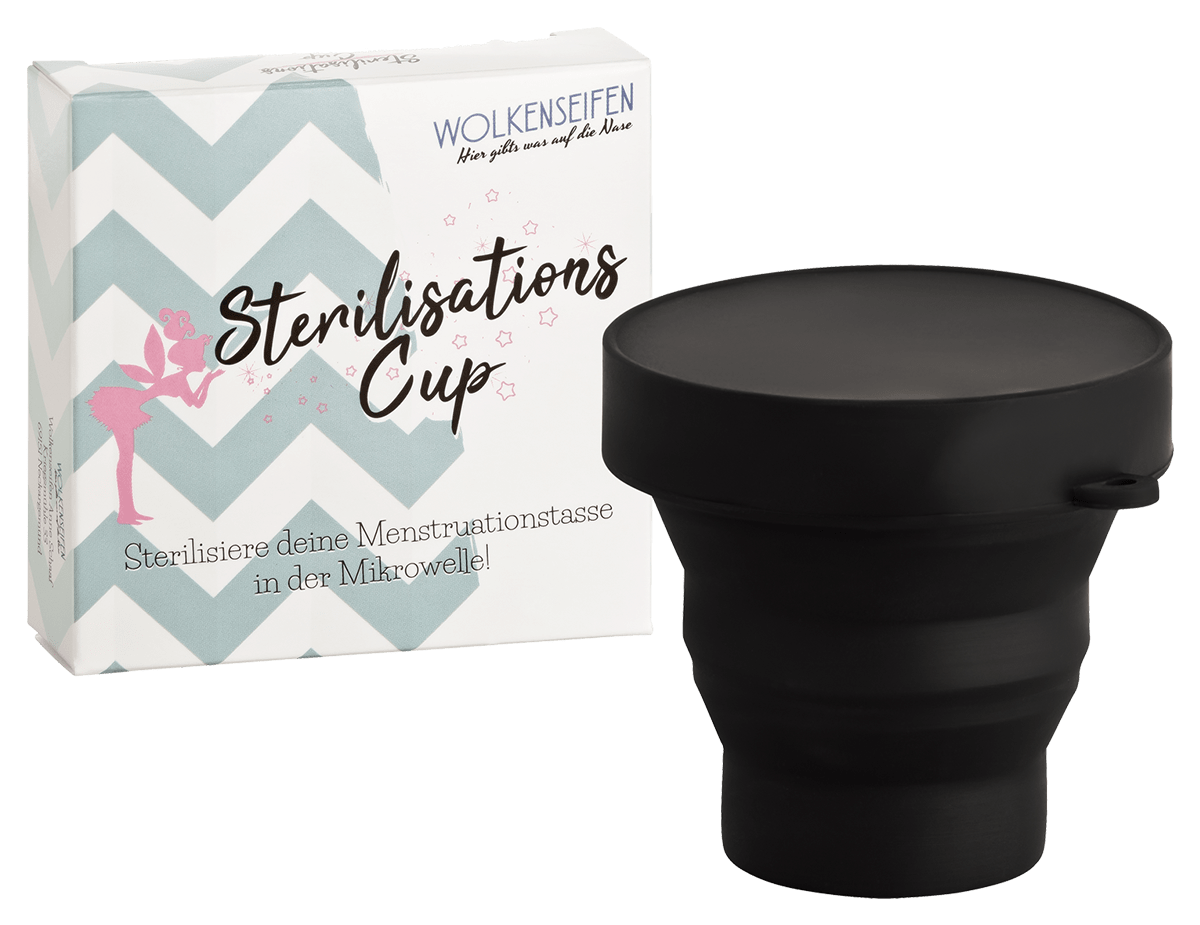 Sterilisationsbecher für Menstruationstasse Sterilisationsbecher für Wolkencup ohne Hintergrund