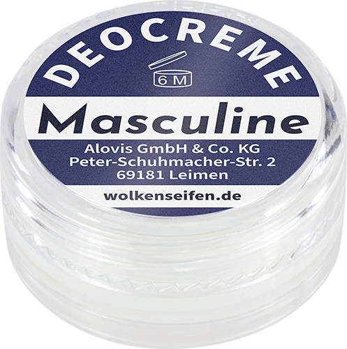 Deocremeprobe Masculine Wolkenseifen Deocreme Probe