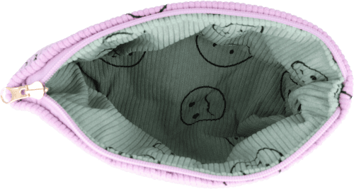 Kosmetiktasche Smiley purple Kosmetiktasche Smiley purple