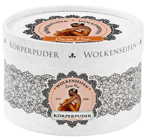 Körperpuder (Trockenshampoo) Cara Mia ohne Hintergrund
