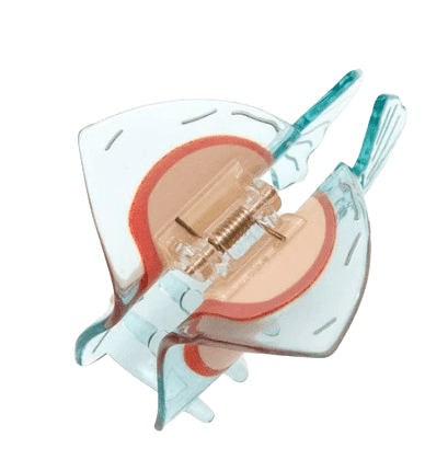 Haarkralle Apfeltasche